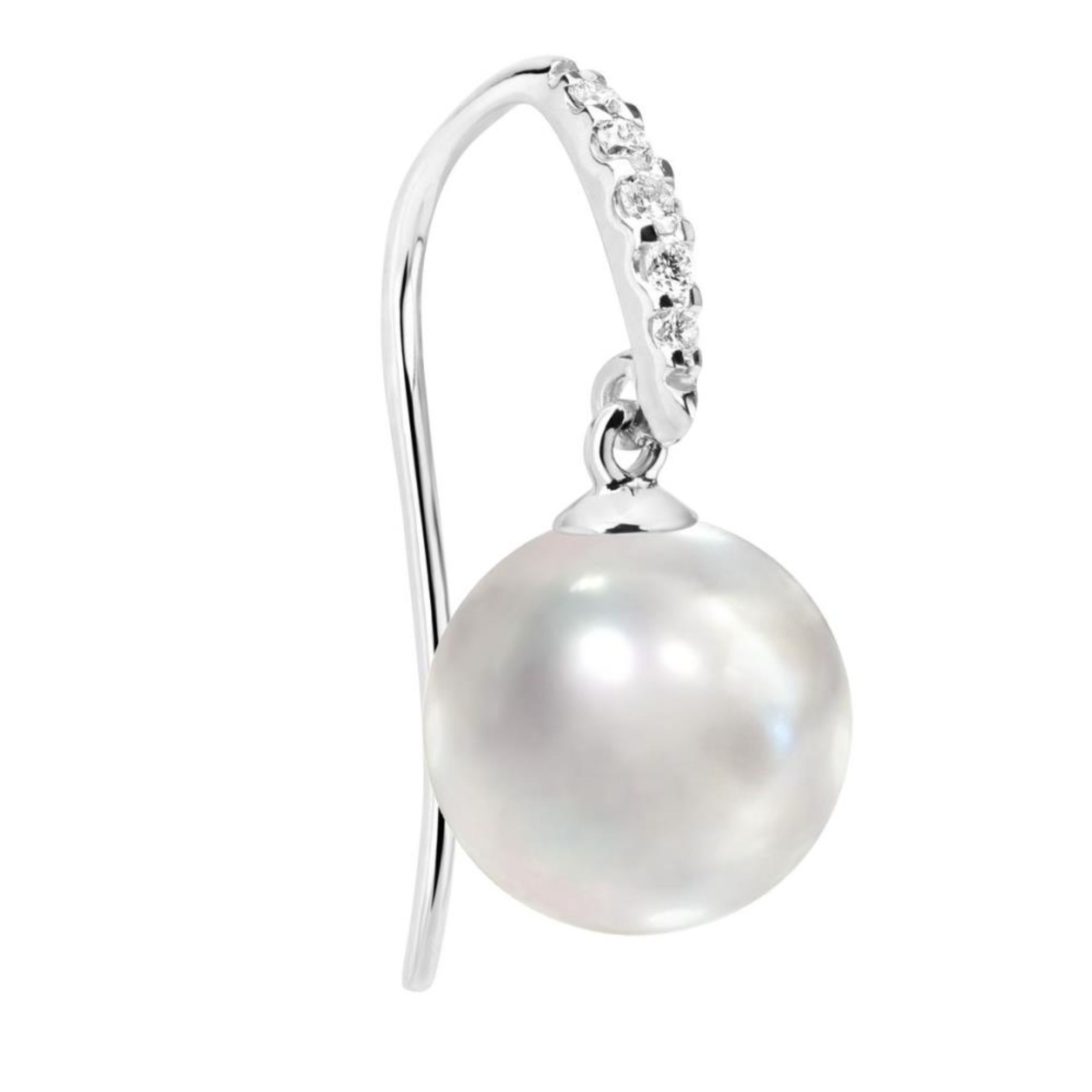 Picture of 8mm FW WHT, CZ S/HOOK